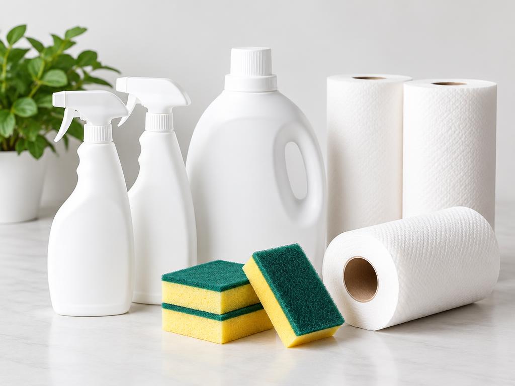 Illustrative household essentials products