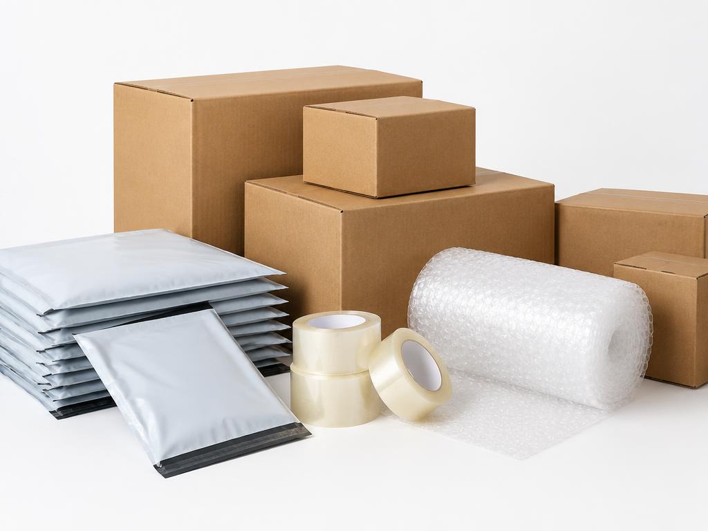 Illustrative packaging & shipping supplies products